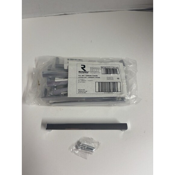 Richelieu Cabinet Pulls Chrome Lot of 10 - Picture 3 of 7